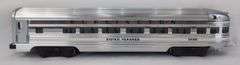Six Lionel O Gauge Illuminated Burlington Aluminum Passenger Cars unrun in box