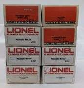 Lionel O Gauge Mint cars, two 7515, three 7517,  two 7518 one 7522 in box Mint