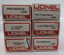 Modern Era Lionel O Gauge 7803, 9261, 9780, 9854, 9858, 9866 Mint