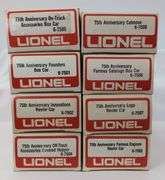 Modern Era Lionel O Gauge 75th Anniversary Train freight car set Mint in box