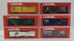 Modern Era Lionel O Gauge 9704, 9711, 9753, 9771, 9851, 9863 Mint in box