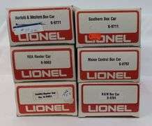 Modern Era Lionel O Gauge 9704, 9711, 9753, 9771, 9851, 9863 Mint in box