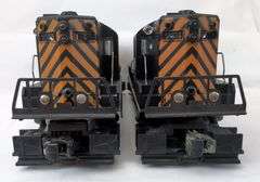 Modern Era Lionel O Gauge Rio Grande GP-7 Diesel power and dummy 8454 & 8455 Mint