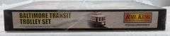 Modern Era Rail King O Gauge Baltimore Transit Trolley Set 30-4027-0 Mint