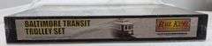 Modern Era Rail King O Gauge Baltimore Transit Trolley Set 30-4027-0 Mint