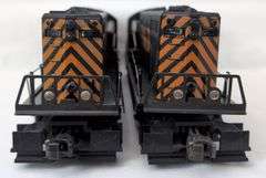 Modern Era Lionel O Gauge Rio Grande GP-7 Diesel power and dummy 8454 & 8455 Mint