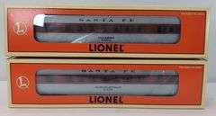 Modern Era Lionel O Gauge 6-11930 Warbonnet Santa Fe Passenger Cars NIB Mint