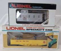 Modern Era Lionel O Gauge 6201, 16513, two 16804, 19246, 19509 in box Mint