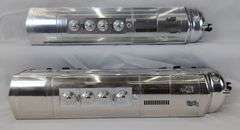 Modern Era Lionel O Gauge Burlington F3A Dual Motor Diesel units in box, unrun