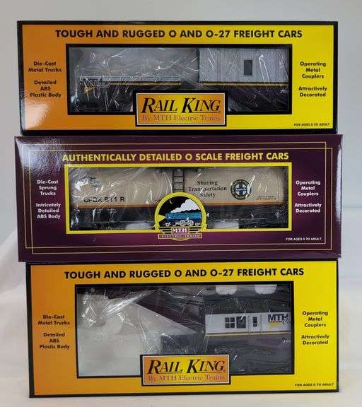 Modern Era MTH Rail King O Gauge 30-7939, 30-7928, 20-92014 Mint in box