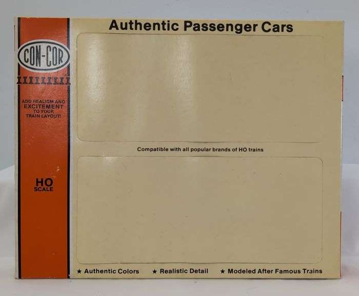 CON-COR HO Scale Louisville & Nashville 4-Car Passenger Set #0001-092034 unassembled Mint image