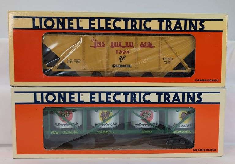 Modern Era Lionel O Gauge 19437, 19930, 19940, 19953, 29200 Mint in box