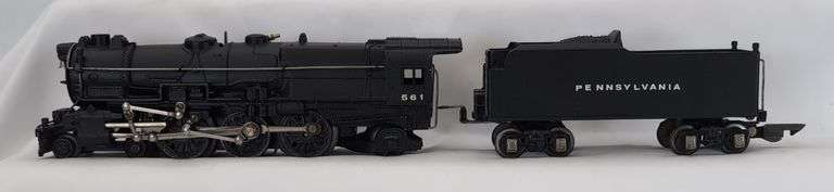 Prewar American Flyer O Gauge 572 UP repainted as Pennsylvania 561 Train Set with Boxes