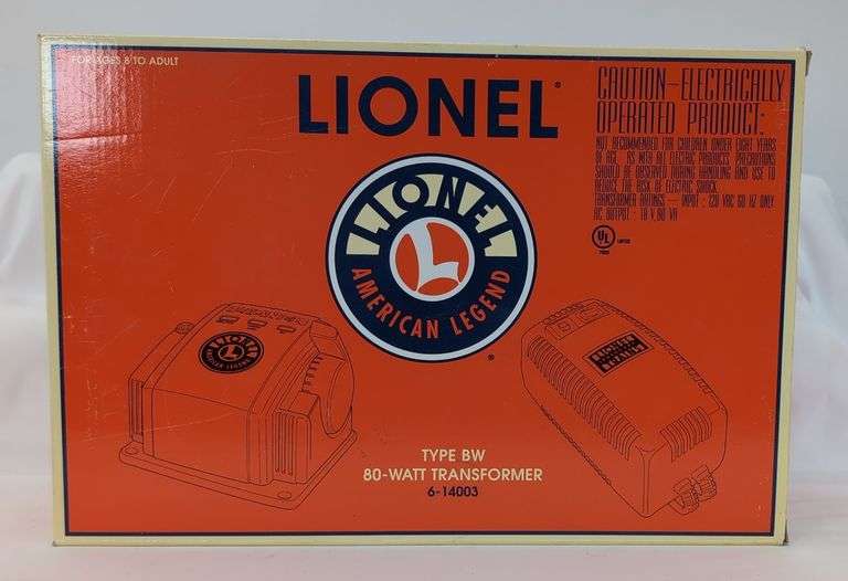 Modern Era Lionel Type BW 80-Watt Transformer 6-14003 in Box