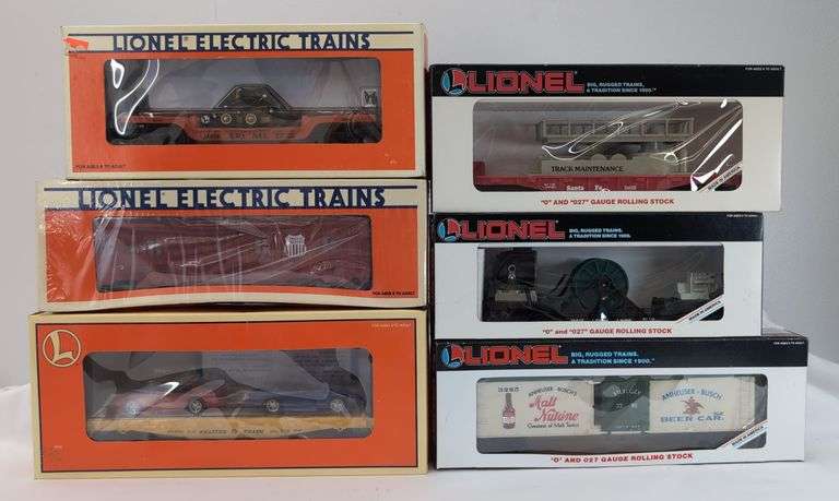 Modern Era Lionel O Gauge 16741, 16958, 17527, 16615, 16805, 16618 in box image