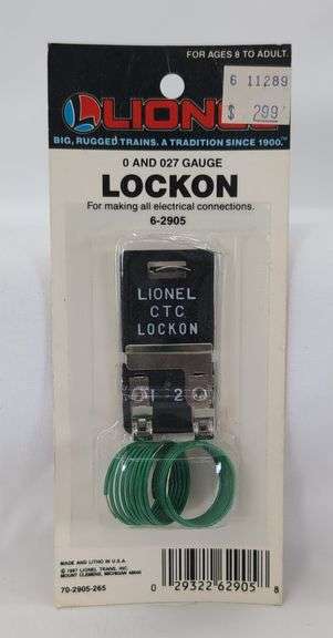 Modern Era Lionel and Rail King Lockons, Track Clips, and Activation Devices Mint