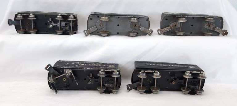 Lot of 14 Marx O Gauge New York Central and Nickel Plate Road wedge tenders