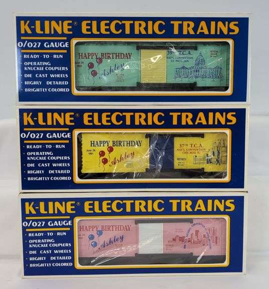 Modern Era K-Line O Gauge K-649103, K-5411, K-5211, K-6123, K-5137, K-5141, 027/KC16 Mint in box