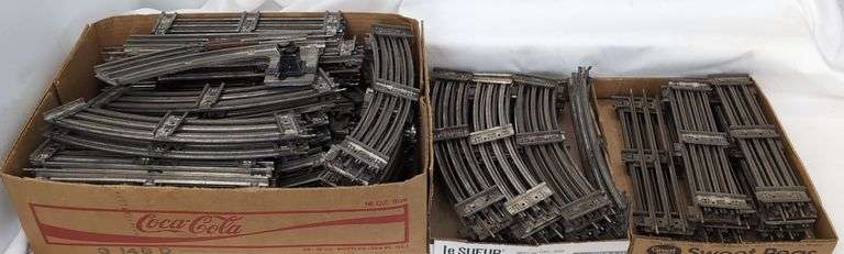 Prewar Lionel standard O Gauge curved (54) straight (59) track RH O22 (1) LH O22 (2) MC switches image