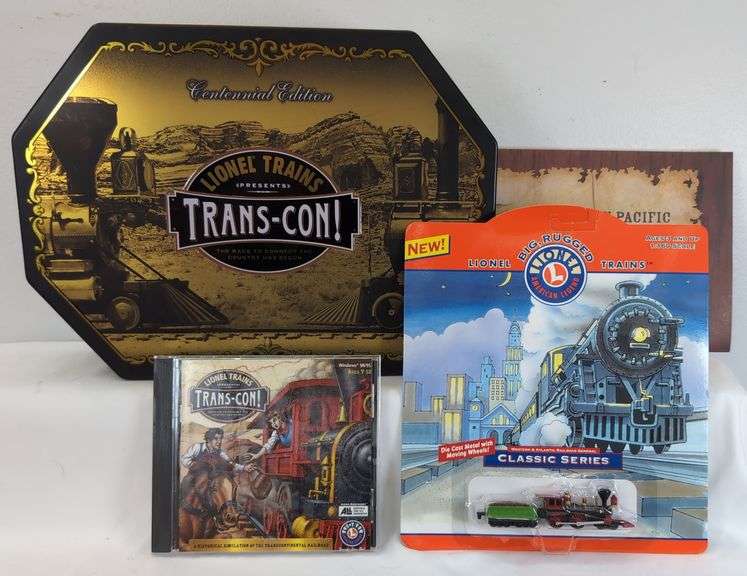 Lionel Trains and Eastwood Automobilia Transportation Collectibles Trans-Con! Game
