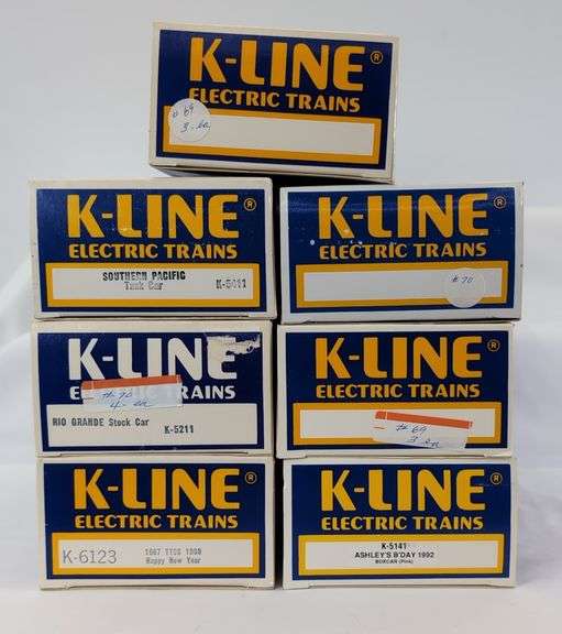 Modern Era K-Line O Gauge K-649103, K-5411, K-5211, K-6123, K-5137, K-5141, 027/KC16 Mint in box