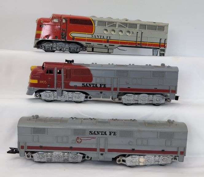 Marx O Gauge Santa Fe diesel locomotive 21, 1095 & B unit