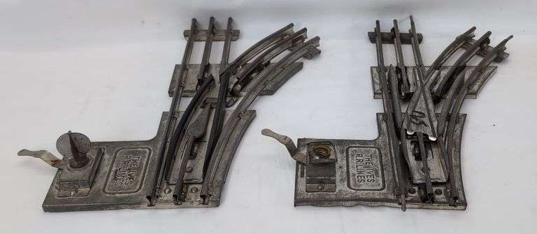 Prewar Ives RR Lines O Gauge 3 Rail Train Tracks and Switches Manual Electric