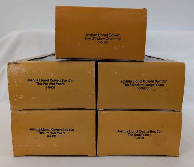 Modern Era Lionel 100th Anniversary 6421, 9429, 9430 two 9431 Mint in box