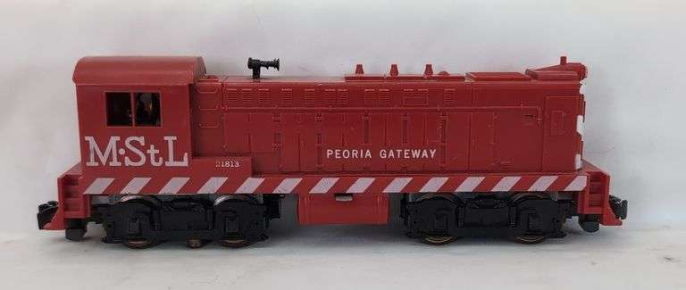 Postwar American Flyer S Gauge 21813 MStL Peoria Gateway diesel switcher locomotive