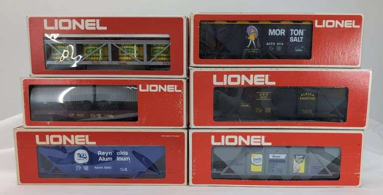 Modern Era Lionel O Gauge 9114, 9116, 9117, 9122, 9128, 9260 Mint in box