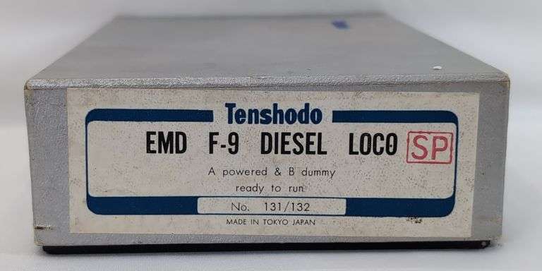 Brass Tenshodo HO EMD F-9 Diesel Loco Southern Pacific SP 131/132 powered A dummy B in box