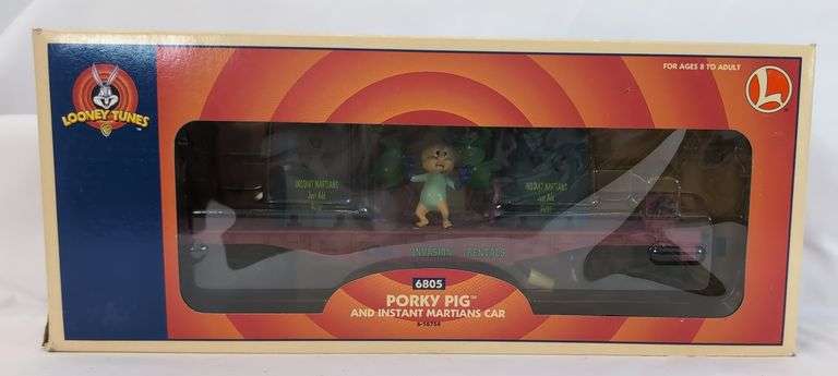Modern Era Lionel Looney Tunes Boxcars - Marvin the Martian, Taz, and Porky Pig