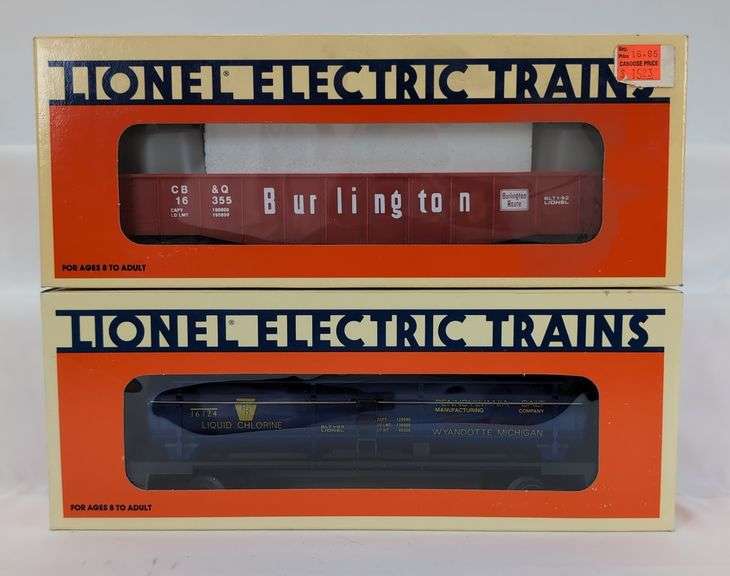 Modern Era Lionel O Gauge 16124, 16126, 16355, 19323, 19930 Mint in box