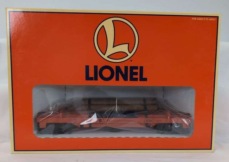 Modern Era Lionel O Gauge Operating Log Dumpcar LRRC 99 19473 Midget Mines Car 16749 in Boxes