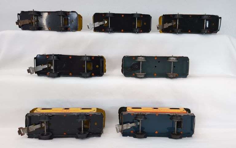 Lot of 13 Marx O Gauge lithographed tinplate Union Pacific 3824 caboose