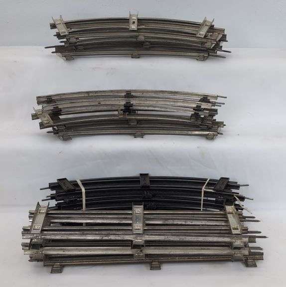 Large Lot of Hafner O Gauge 2 Rail Track & Switches Windup Battery Operated Trains curved straight