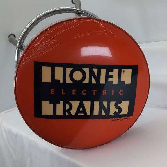 Lionel Electric Trains Swivel Bar Stool Modern Era style logo