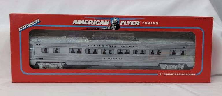 Modern Era American Flyer S Gauge Western Pacific Silver Dollar Vista Dome 48930 Mint in box image