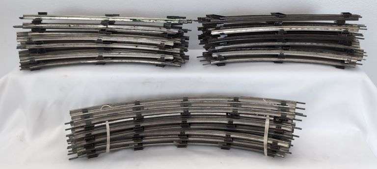 Large lot of Louis Marx Train Track, Transformers, Switches some wide radius