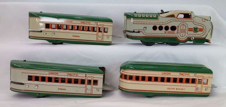 Marx Union Pacific M10005 Train Set - M10005, Los Angeles, Denver, Squaw Bonnet