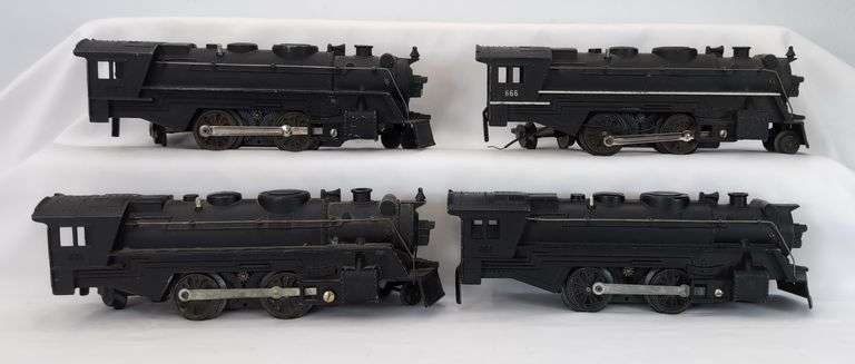 Marx O Gauge die-cast 666 2-4-2 steam locomotives