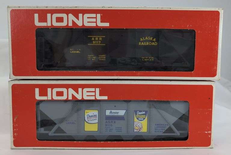 Modern Era Lionel O Gauge 9114, 9116, 9117, 9122, 9128, 9260 Mint in box