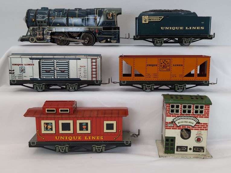 Unique Lines O Gauge Steam Train Set with switch shack controller