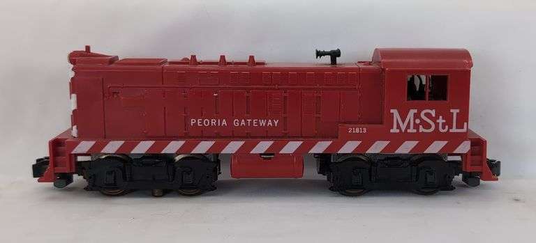 Postwar American Flyer S Gauge 21813 MStL Peoria Gateway diesel switcher locomotive image