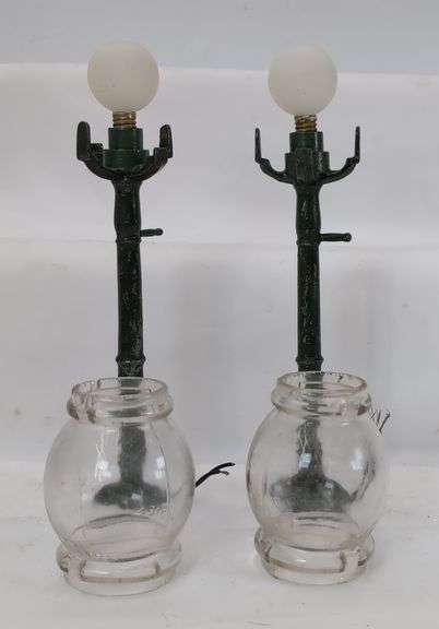 H.W. Diek Baltimore Maryland die-cast street lamps with removable globes
