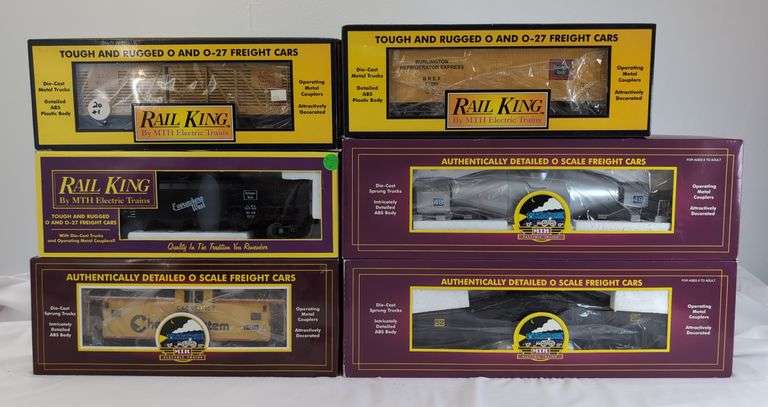 Modern Era Rail King O Scale RK-7107L, RK-7806L, MT-7504, 20-98202, 20-98201, 20-9104L Mint in box image