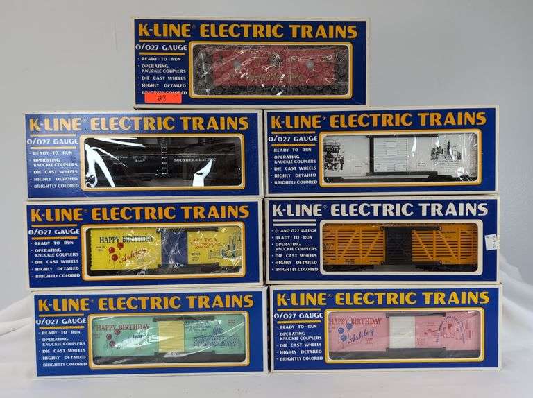 Modern Era K-Line O Gauge K-649103, K-5411, K-5211, K-6123, K-5137, K-5141, 027/KC16 Mint in box image