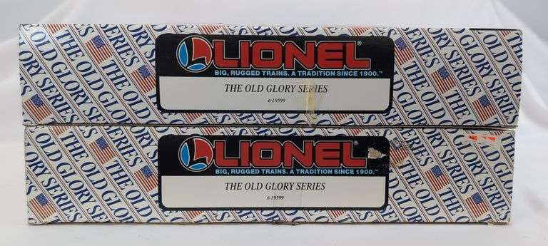 Two Lionel 6-178599 The Old Glory Series Train Cars in Original Boxes