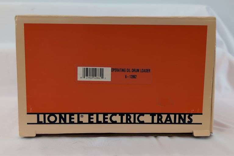 Modern Era Lionel O Gauge Operating Oil Drum Loader 6-12862 Mint in box