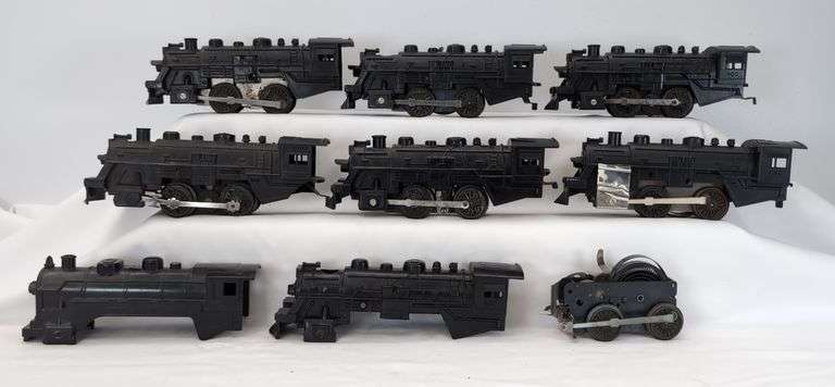 Marx O Gauge plastic steam locomotives 400 490 198